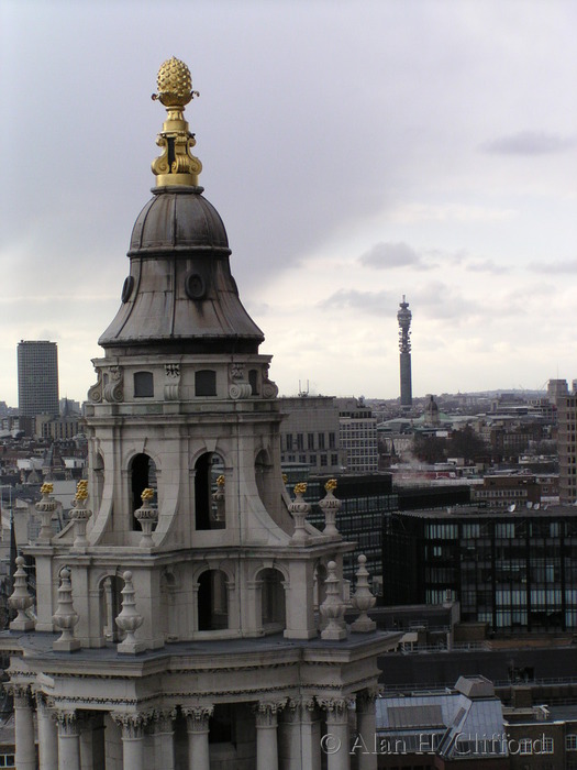 The Post Office Tower from St. Paul&rsquo;s Cathedral