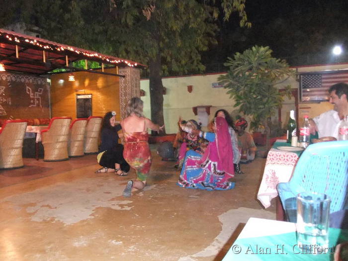 Margaret dancing, Jaipur