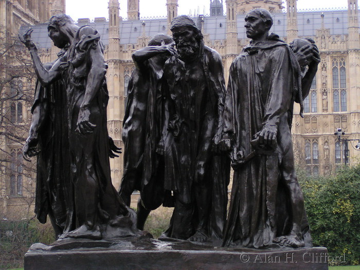Rodin&rsquo;s Burghers of Calais, London